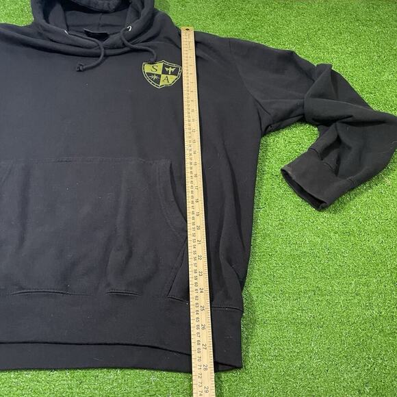 Gadsden Flag Hoodie 2XL alpha Defense Don’t Tread On Me Military Pullover XXL - Picture 7 of 8